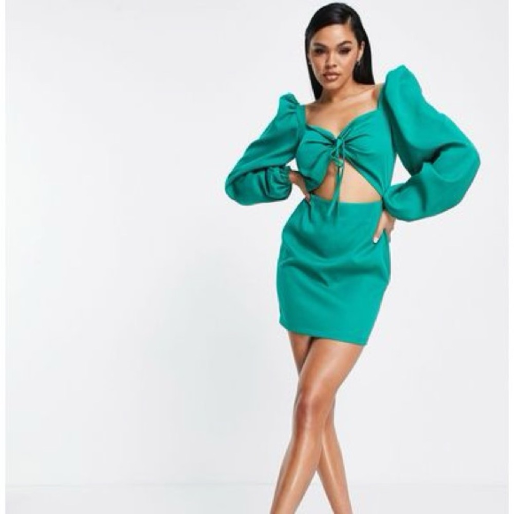 I Saw It First Cut Out Mini Dress